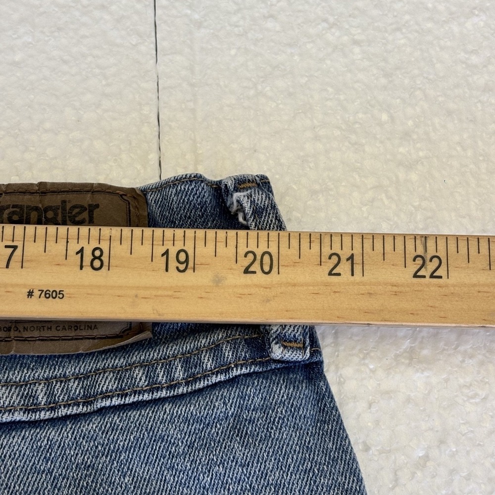 Wrangler Five Star Premium Denim Jeans Mens 42x30 Blue Straight Leg 97FXVMD - Picture 8 of 8